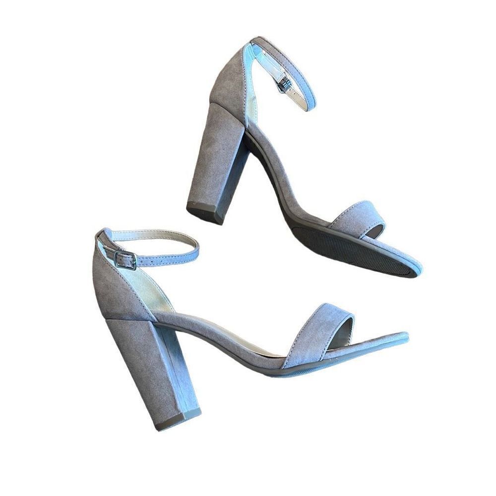Indigo rd. Bradlee beige neutral 4 inch heel sandals dressy shoes 7 M